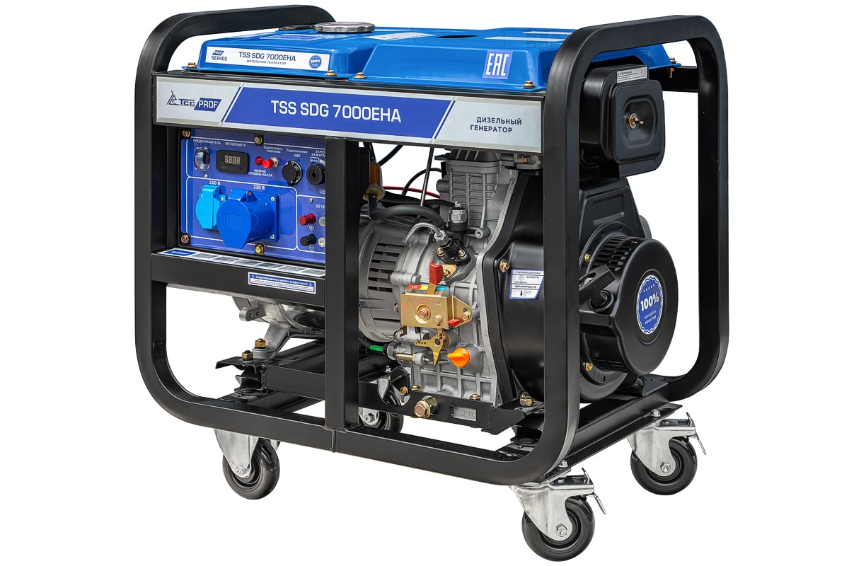 Дизель генератор TSS SDG 7000EHA
