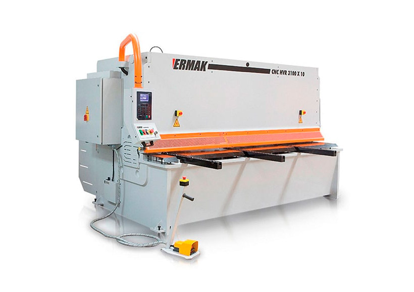 Гильотина Ermaksan CNC HVR с регулируемым углом реза
