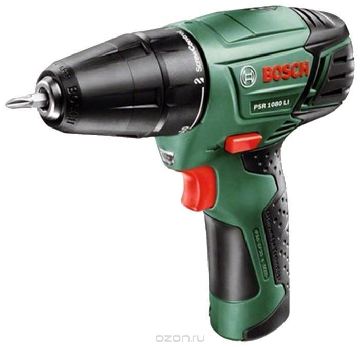 Аккумуляторная дрель-шуруповерт BOSCH PSR 1080 LI
