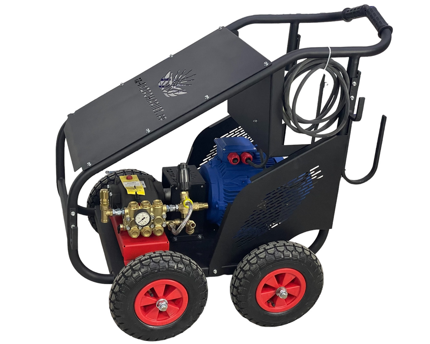 АВД GM Pump TK 15 л 250 бар 7,5 кВт Base GME7,5-250-15-GtkU-4wsmB 4 wheel small Full protect
