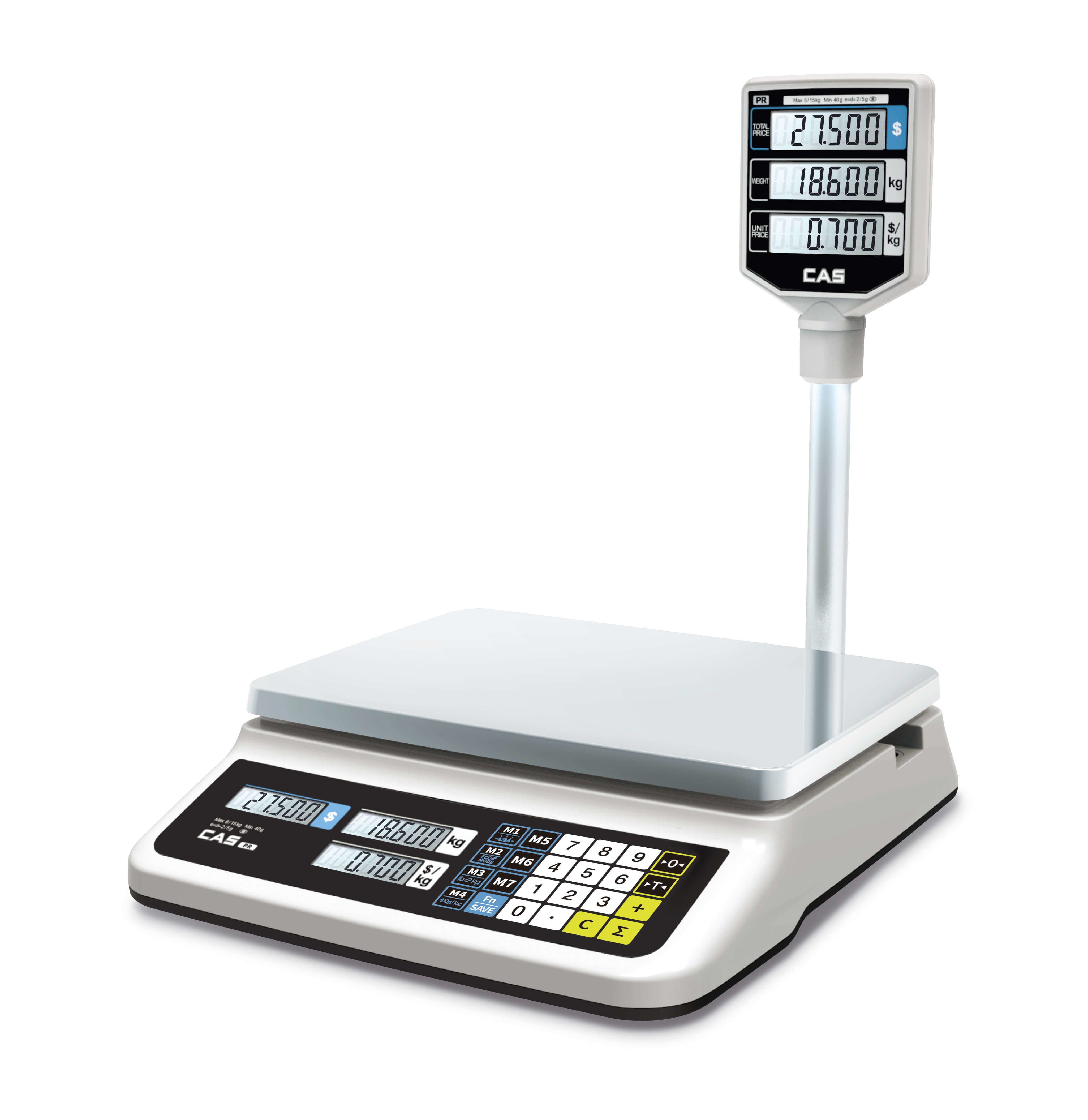 Торговые весы CAS PR -15P (LCD, II)
