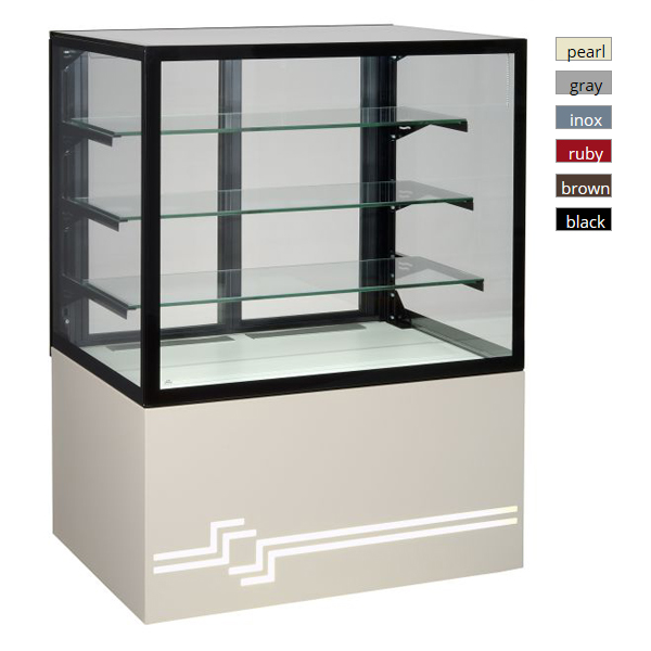 Витрина кондитерская охлаждаемая UNIS Cube II 600,Pearl White
