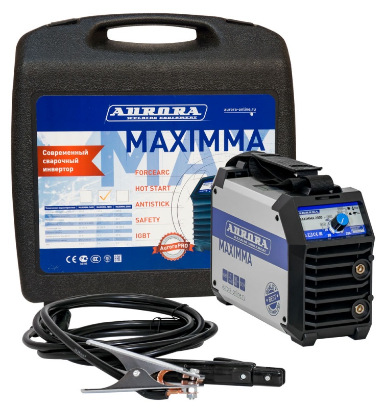 Сварочный инвертор Aurora MAXIMMA 2000 без кейса
